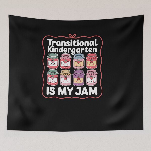 Item preview, TK Is My Jam Transitional Kindergarten Strawberry Teacher designed and sold by Dressed For  Duty.