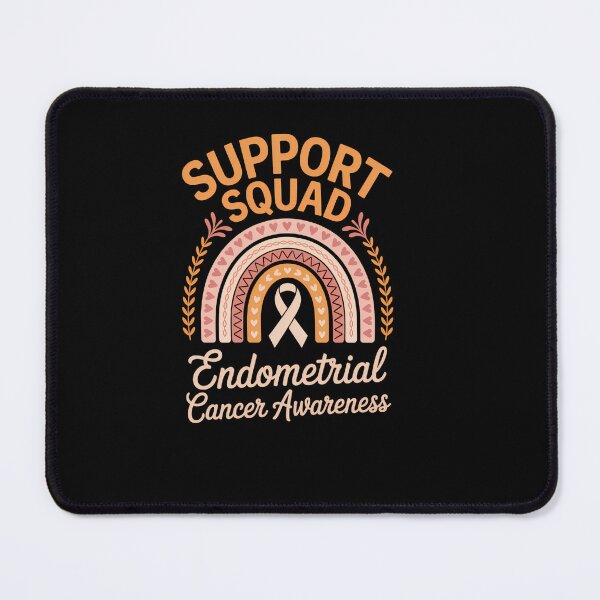 Item preview, Support Squad Rainbow Endometrial Cancer Awareness designed and sold by EllenJast.