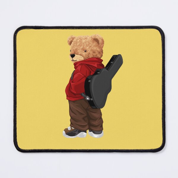 Item preview, Cool Teddy Bear With Guitar Case designed and sold by Bhonard 21.