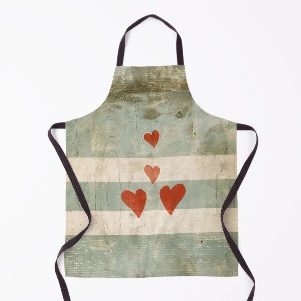 Item preview, Minimalist Heart Stripe Wall Art Neutral Abstract Love Print designed and sold by NarjaShop.