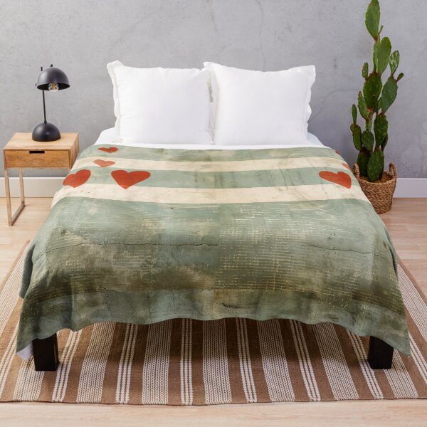 Item preview, Minimalist Heart Stripe Wall Art Neutral Abstract Love Print designed and sold by NarjaShop.