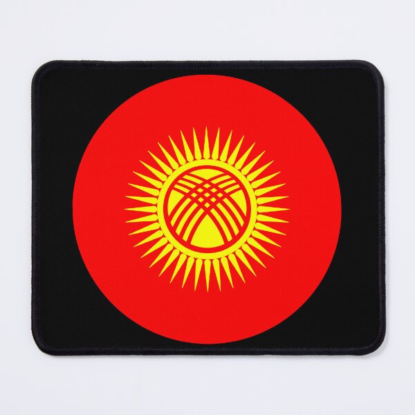 Item preview, Kyrgyzstan Round Flag Kyrgyz Patriotic Heritage designed and sold by NTGUILTY.