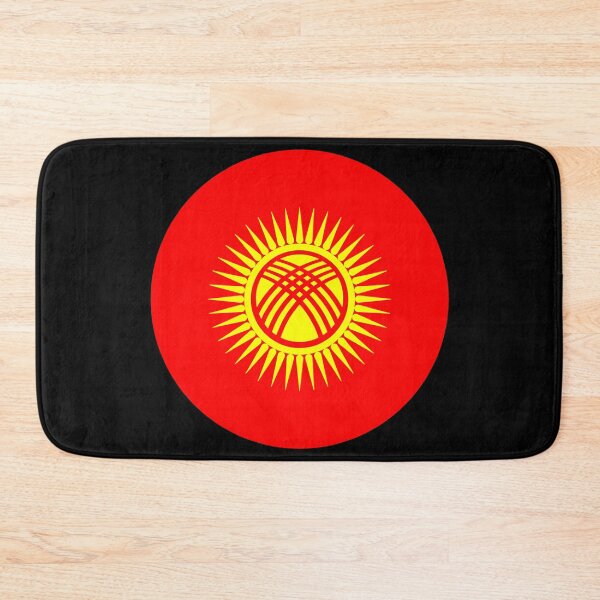 Item preview, Kyrgyzstan Round Flag Kyrgyz Patriotic Heritage designed and sold by NTGUILTY.