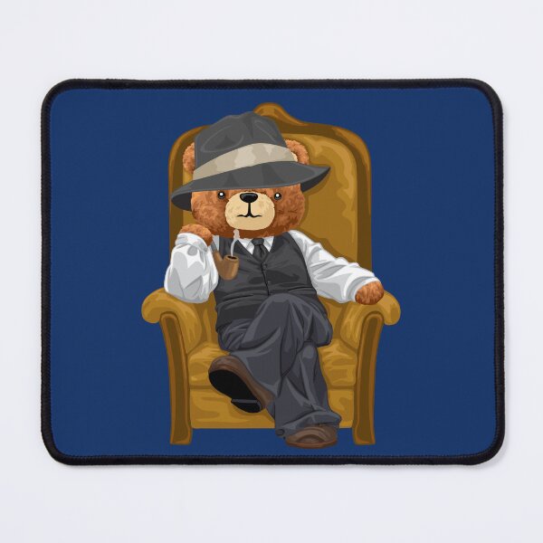 Item preview, Mafia Teddy Bear Sitting With Pipe designed and sold by Bhonard 21.