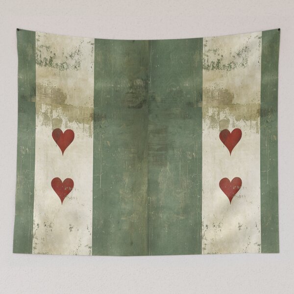 Item preview, Minimalist Heart Stripe Wall Art Neutral Abstract Love Print designed and sold by NarjaShop.