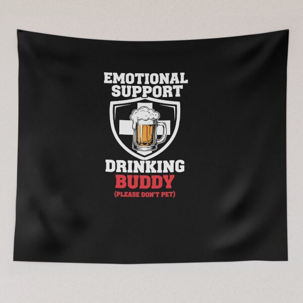 Item preview, Emotional Support Drinking Buddy Adult designed and sold by Dressed For  Duty.