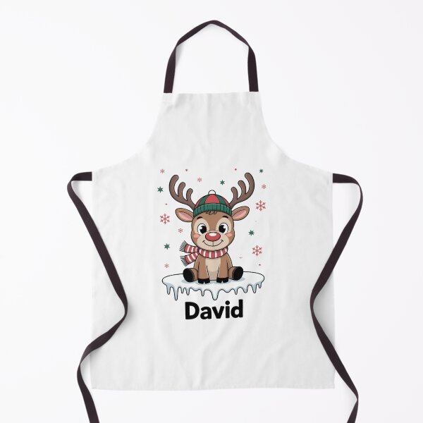 Item preview, Personalized Christmas Reindeer Bow Ball Christmas Xmas Tree Cake designed and sold by EllenJast.