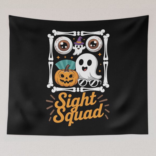 Item preview, Optometrist Halloween Sight Squad Witch Pumpkin Optician designed and sold by EllenJast.