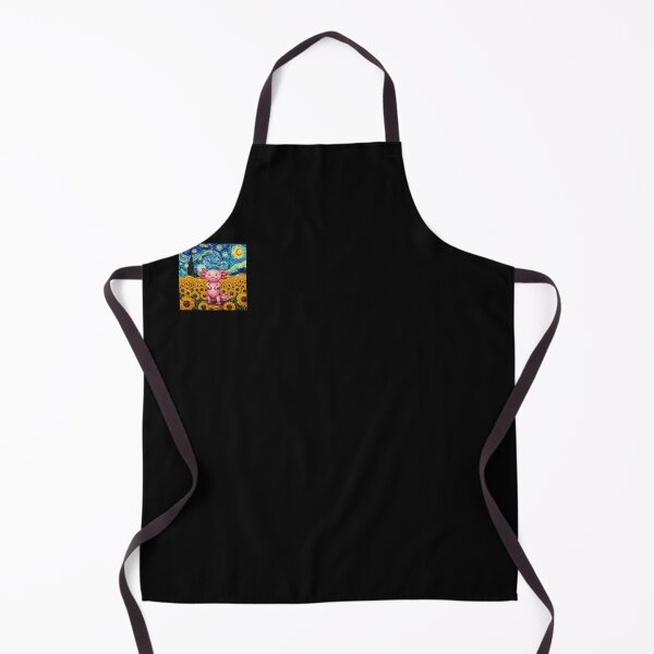 Item preview, Starry Night Axolotl Van Gogh Style Amphibian Sunflower Art designed and sold by Dressed For  Duty.