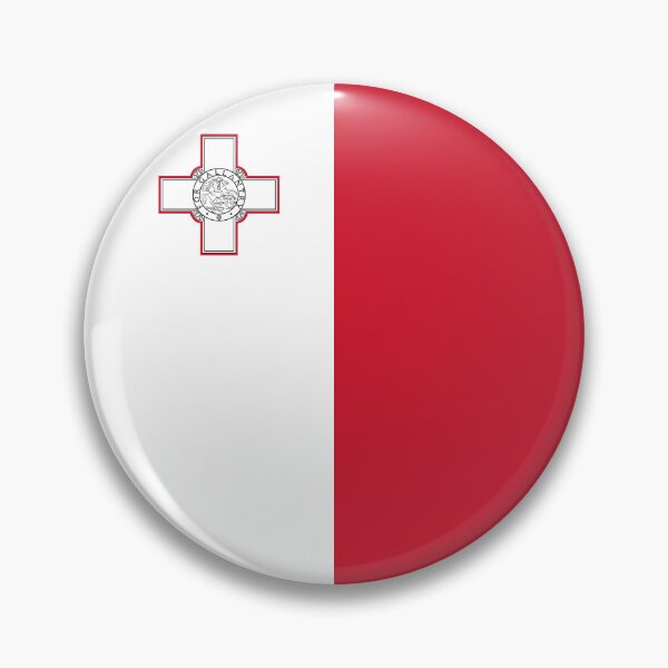 Item preview, Malta Round Flag Maltese Patriotic Heritage designed and sold by NTGUILTY.
