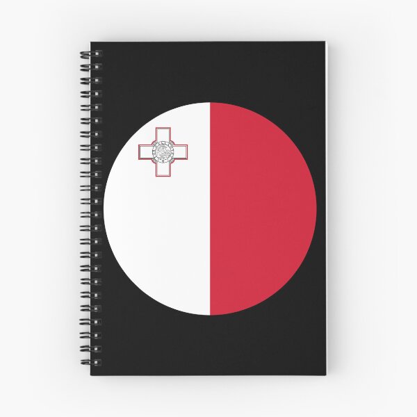 Item preview, Malta Round Flag Maltese Patriotic Heritage designed and sold by NTGUILTY.