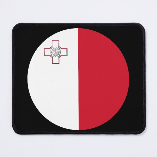 Item preview, Malta Round Flag Maltese Patriotic Heritage designed and sold by NTGUILTY.