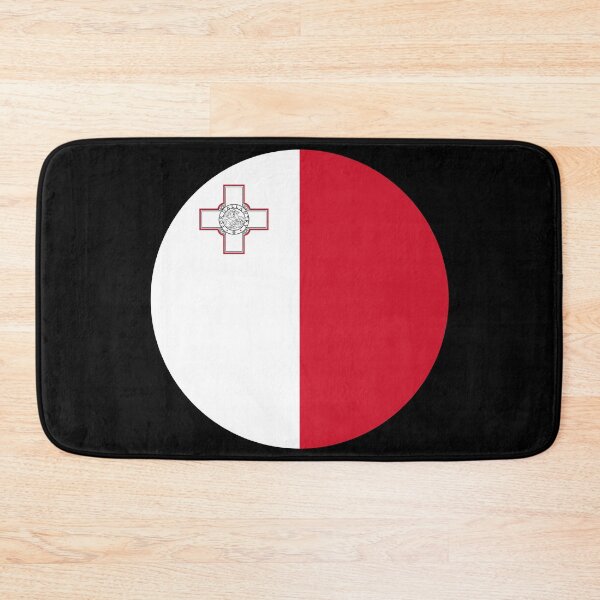 Item preview, Malta Round Flag Maltese Patriotic Heritage designed and sold by NTGUILTY.