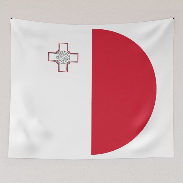 Item preview, Malta Round Flag Maltese Patriotic Heritage designed and sold by NTGUILTY.