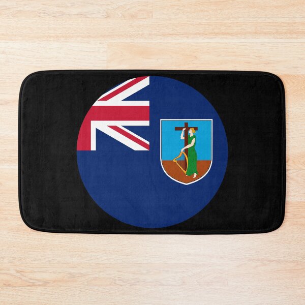 Item preview, Montserrat Round Flag Montserratian Patriotic Heritage designed and sold by NTGUILTY.