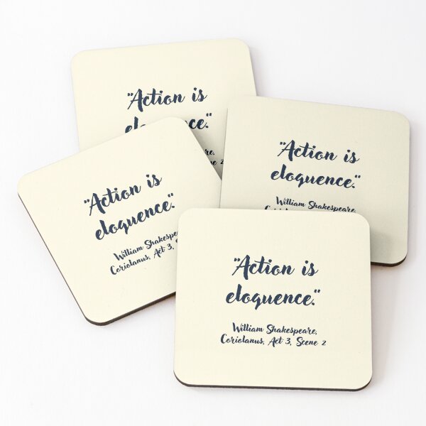 Item preview, Chill Shakespeare Quote from Coriolanus designed and sold by CharlottePlaceArt.