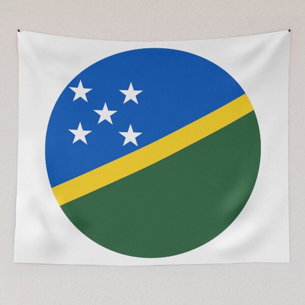 Item preview, Solomon Islands Round Flag Melanesian Heritage designed and sold by NTGUILTY.