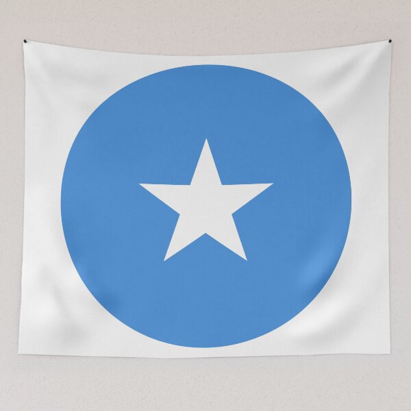 Item preview, Somalia Round Flag Somali Patriotic Heritage designed and sold by NTGUILTY.