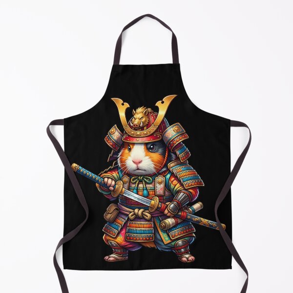 Item preview, Guinea Pig Samurai designed and sold by Funny Vintage Stickers And T-Shirts.