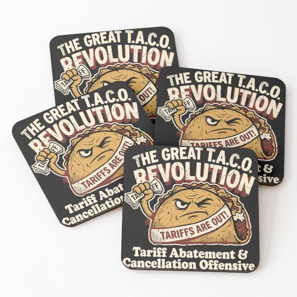 Item preview, The Great T.A.C.O. Revolution: Anti Tariff Political Humor designed and sold by FlashCraft Design.