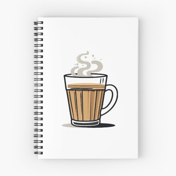Item preview, Big Steaming Cutting Chai Glass Illustration designed and sold by GouravArts.