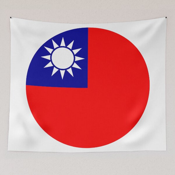 Item preview, Taiwan Round Flag Taiwanese Patriotic Heritage designed and sold by NTGUILTY.