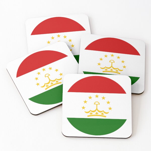 Item preview, Tajikistan Round Flag Tajik Patriotic Heritage designed and sold by NTGUILTY.