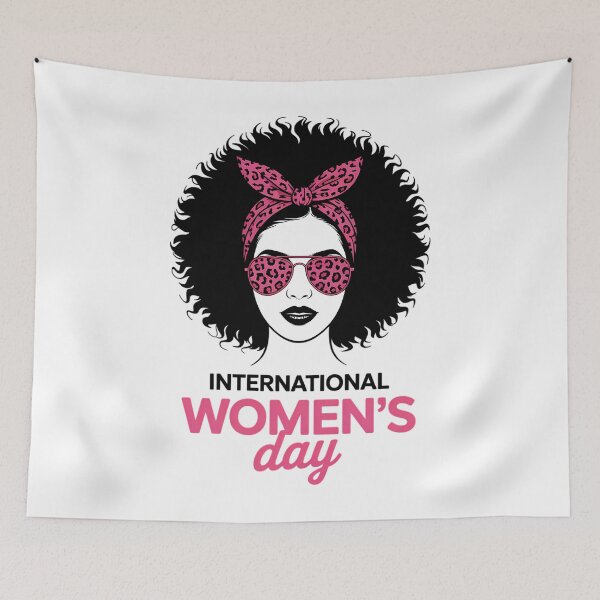 Item preview, International Women's Day Break The Bias Black designed and sold by EllenJast.