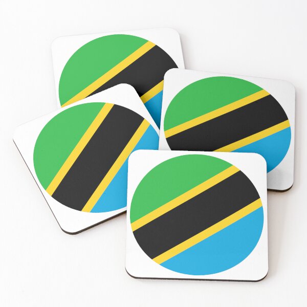 Item preview, Tanzania Round Flag Tanzanian Patriotic Heritage designed and sold by NTGUILTY.