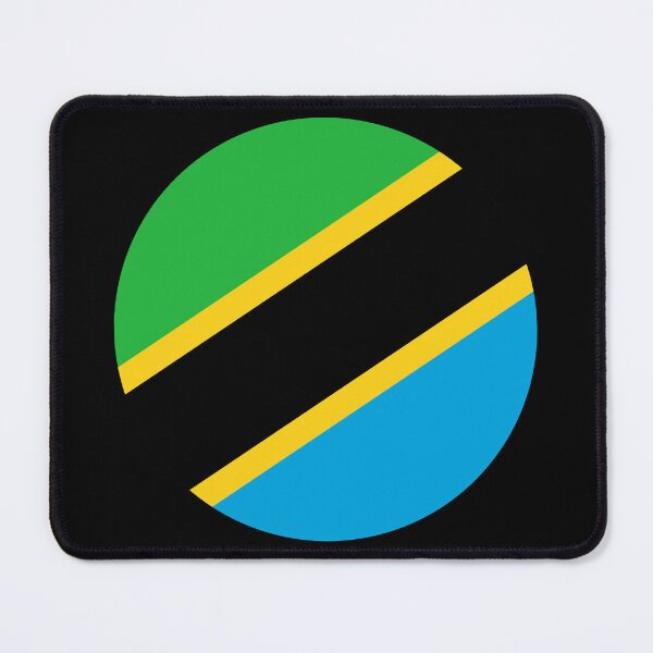 Item preview, Tanzania Round Flag Tanzanian Patriotic Heritage designed and sold by NTGUILTY.