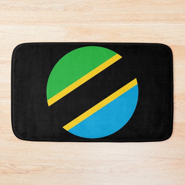 Item preview, Tanzania Round Flag Tanzanian Patriotic Heritage designed and sold by NTGUILTY.