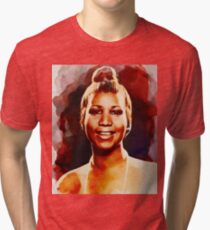 Aretha Franklin, Music Legend Tri-blend T-Shirt