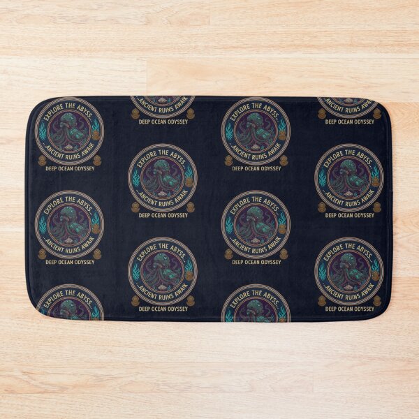 Item preview, Deep Ocean Odyssey – Explore the Abyss Emblem designed and sold by Dogandesighn.