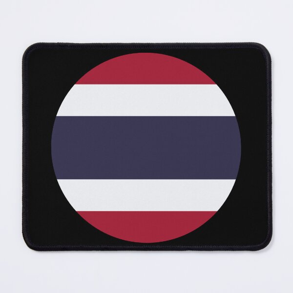 Item preview, Thailand Round Flag Thai Patriotic Heritage designed and sold by NTGUILTY.