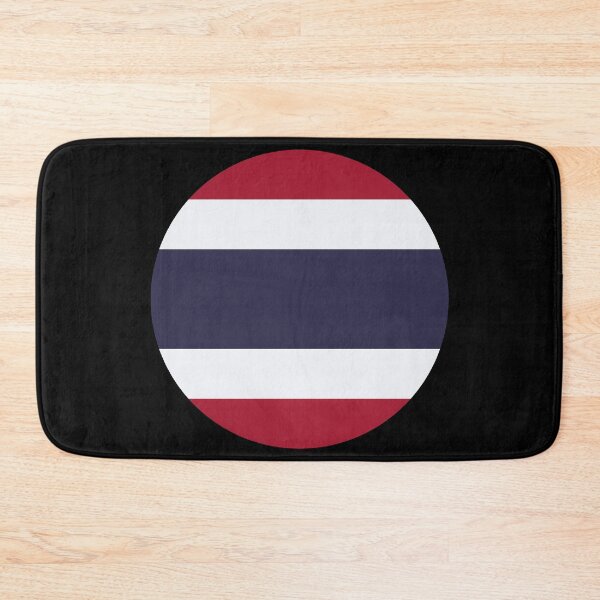 Item preview, Thailand Round Flag Thai Patriotic Heritage designed and sold by NTGUILTY.