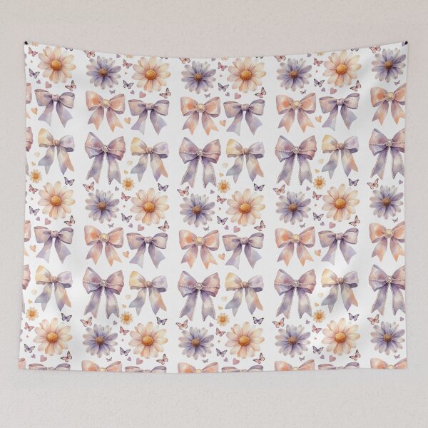 Item preview, Pastel Pearl Bow Floral Pack designed and sold by CoquetteLunaCo.