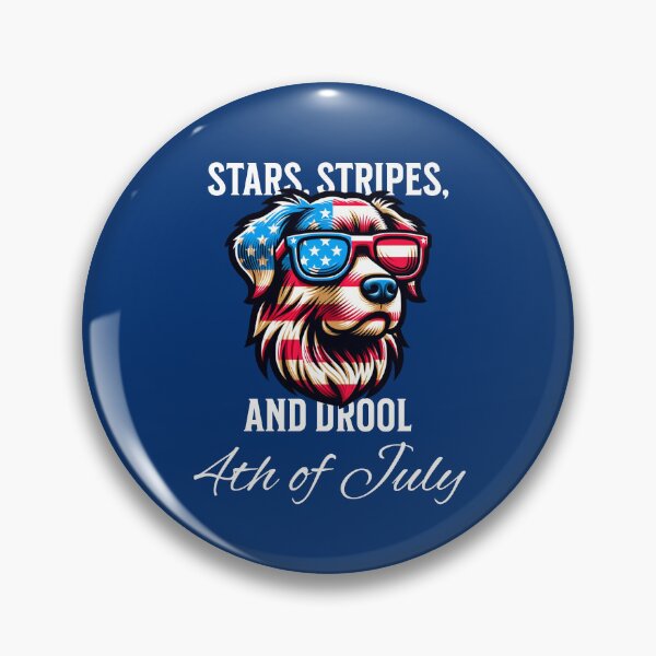 Item preview, Stars, Stripes & Drool – Funny Patriotic Dog designed and sold by Sachie's Studio.