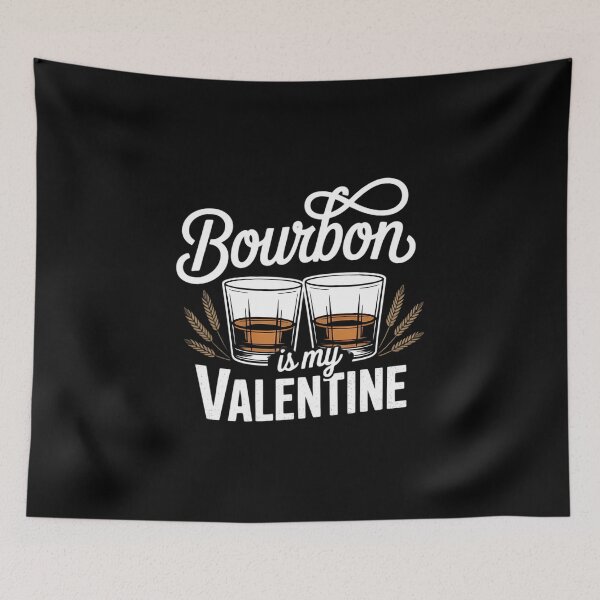 Item preview, Bourbon Is My Valentine - Adult Anti Valentine's Day designed and sold by IdunayaStore.