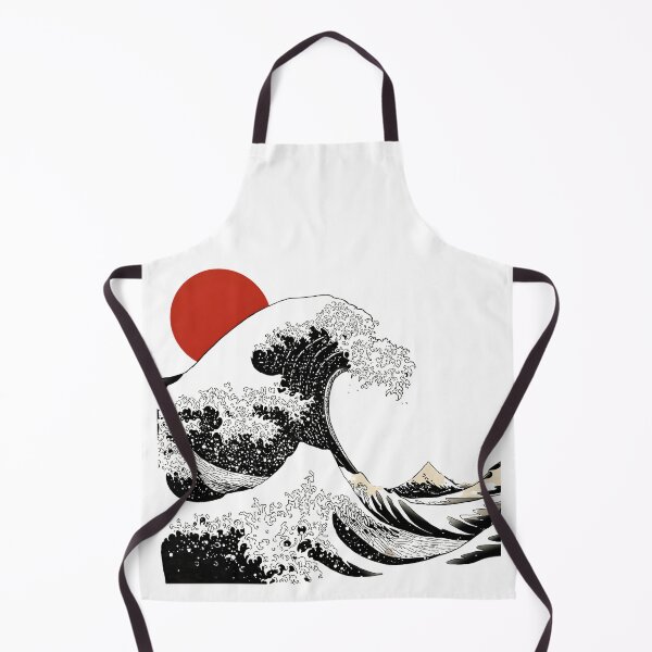 Item preview, Midnight Wave with Red Sun designed and sold by Kavya Art.