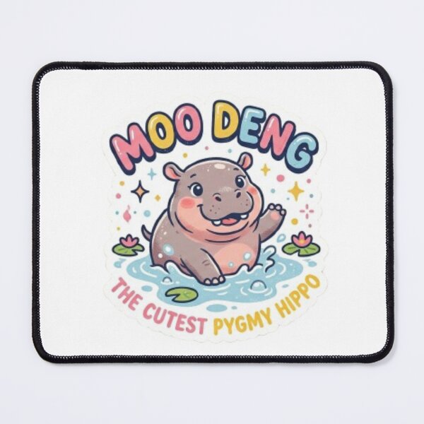 Item preview, Moo Deng The Cutest Pygmy Hippo designed and sold by Shivam Arora.