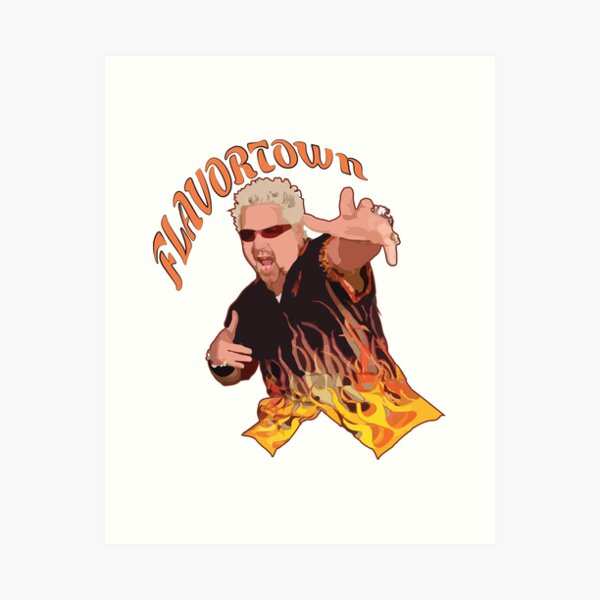 Guy Fieri Flavortown Art Print
