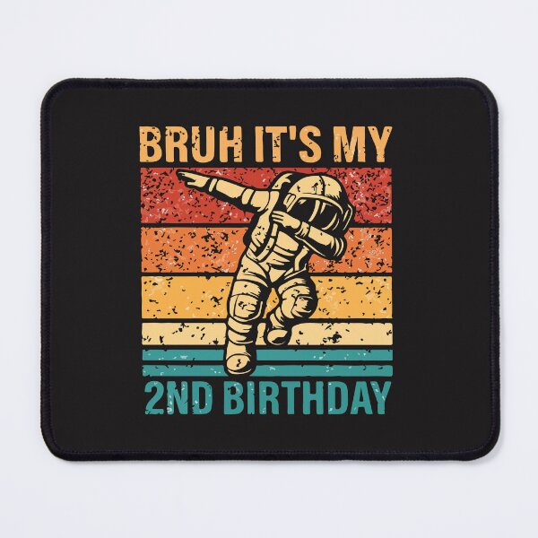 Item preview, Bruh It’s My 2nd Birthday Astronaut Funny 2 Year Old Space Birthday Boy designed and sold by kiralynstration.