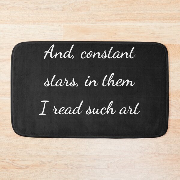 Item preview, "And, constant stars, in them I read such art" - handwriting white designed and sold by ariksworld.
