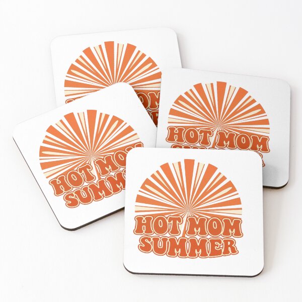 Item preview, Hot Mom Summer Retro Vintage Shirt Funny Summer Mom Aesthetic Groovy Sun Design designed and sold by Anastasiia Yurevych.