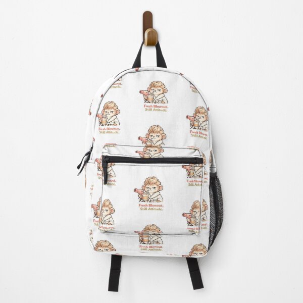 Item preview, Fresh Blowout. Still Attitude. — Glam Lion Sticker designed and sold by Gentlestate.