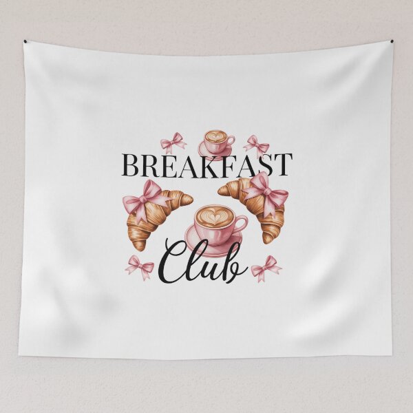 Item preview, Breakfast Club Croissant Coquette designed and sold by IdunayaStore.