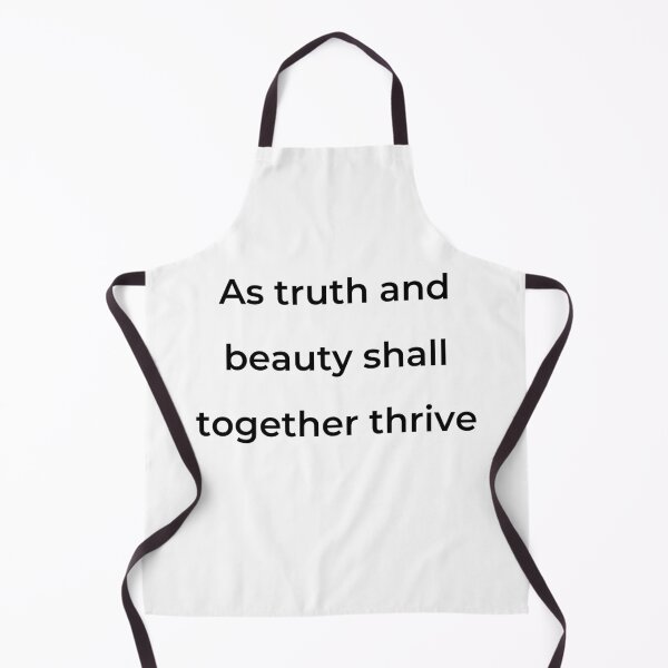 Item preview, "As truth and beauty shall together thrive" - print black designed and sold by ariksworld.