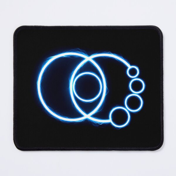 Item preview, Crop circle neon blue designed and sold by MessageToEarth.
