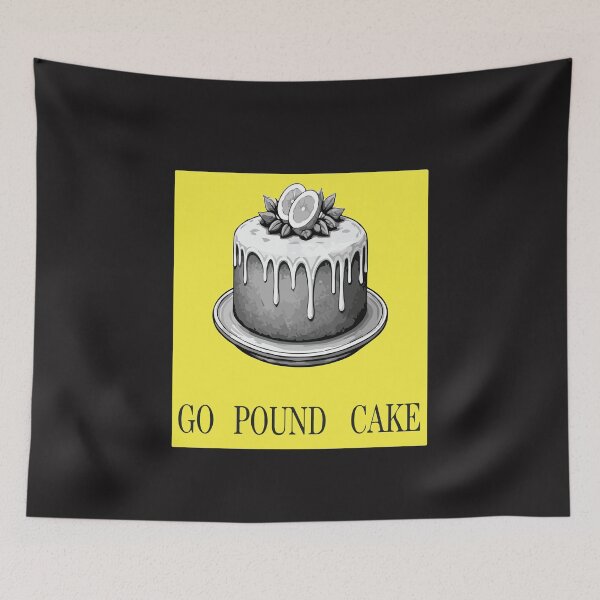 Item preview, Go Pound Cake Funny Baking Dessert Lover Sweet Food Humor Retro designed and sold by kiralynstration.