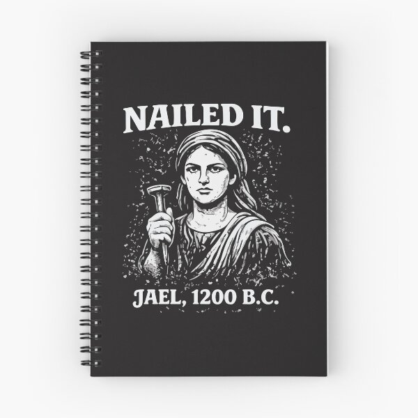 Item preview, Nailed It Jael 1200 BC Funny Biblical Humor Christian Vintage Distressed designed and sold by kiralynstration.